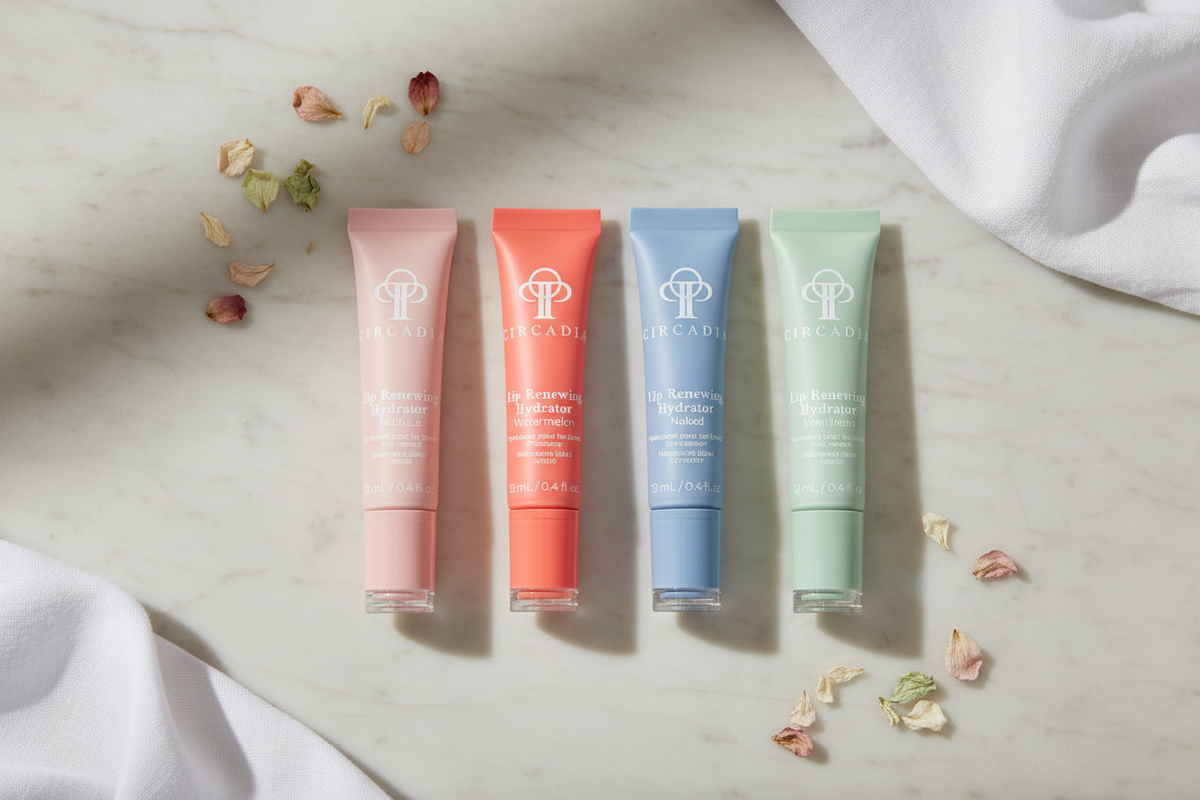 Flat Lay – alle 4 Lip Hydrators