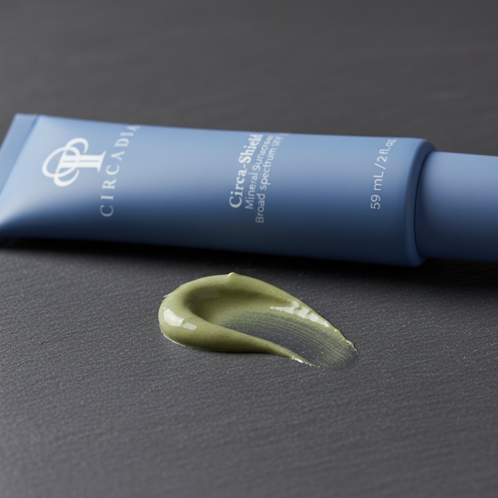 Textur Close-up – grüne Creme